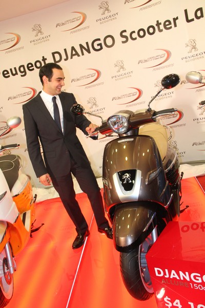 Launch of Peugeot Django Scooters by Rymco